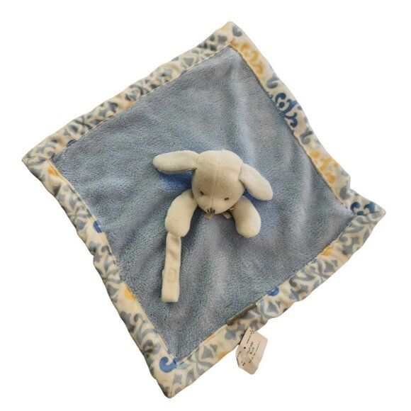 Blankets & Beyond Other - Blankets & Beyond Blue White Dog Puppy Blankie Lovey New